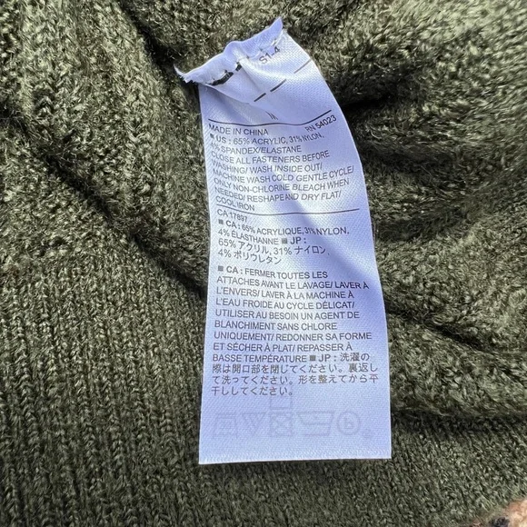 Banana Republic Women’s Dark Olive Green Sweater Dress NEW NWT - Picture 5 of 5